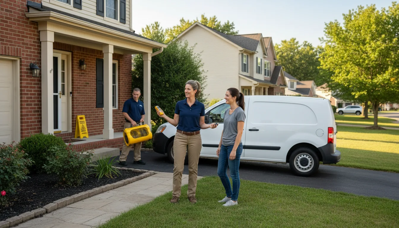Residential water damage restoration in Thatcher, AZ